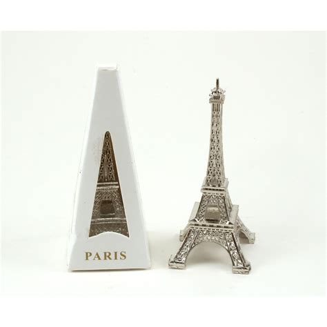Silver Small Eiffel Tower Figurine Replica