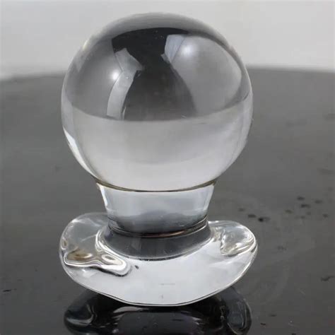 72mm Large Big Pyrex Glass Anal Beads Crystal Anal Butt Plug Glass Dildo Adult Female