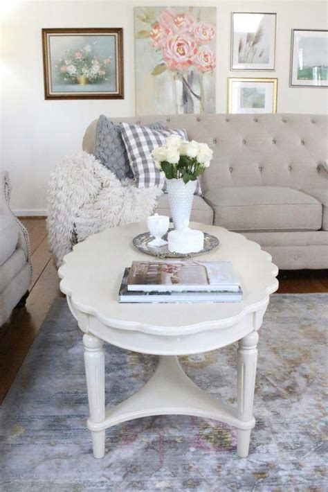 Here, see chic and practical choices for every style and hear from the design experts on how they chose these particular pieces. coffee table decor- scalloped edge- French country look ...