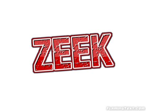 Zeek Logo Herramienta De Diseño De Nombres Gratis De Flaming Text