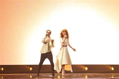 Maltas Amber At Second Rehearsal Of Eurovision 2015