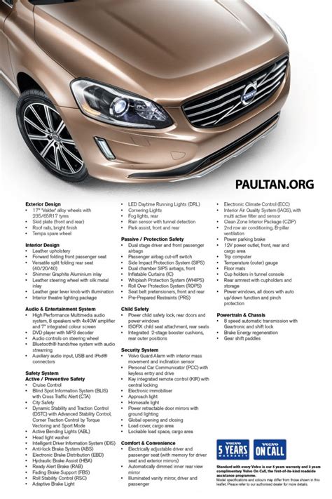 Volvo Xc60 T5 Facelift Launched Drive E Rm289k Volvo Xc60 Brochure 1
