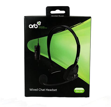 Buy Orb Xbox 360 Wired Headset Black