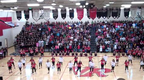 Vrhs Star Steppers Pep Rally With Volleyball And Football Youtube