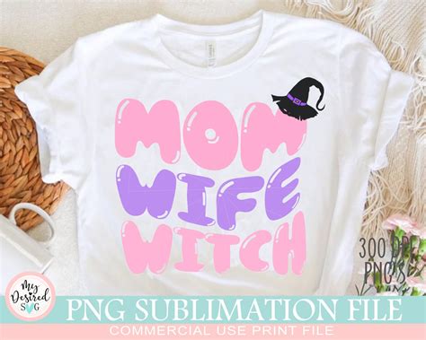 Mom Wife Witch Png Halloween Mama Spooky Mama So Fontsy