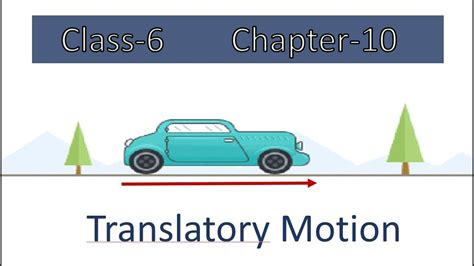 Translatory Motion Types Of Motion Ch 10 Motion And Measurement