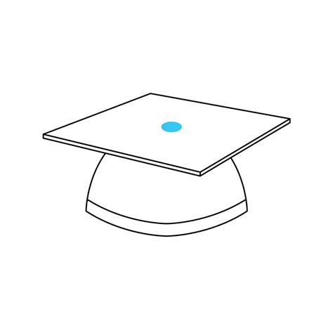 How To Draw A Graduation Cap Step By Step