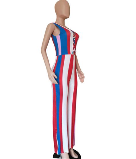 Find great deals on ebay for american flag jackets. Puerto Rico Flag Clothing - Colorful Striped Jumpsuit For ...