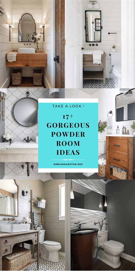 17 Gorgeous Powder Room Ideas That Transform Your Small Bathroom