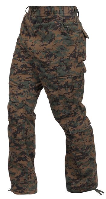 Shop Vintage Woodland Digital Camo Paratrooper Pants Fatigues Army