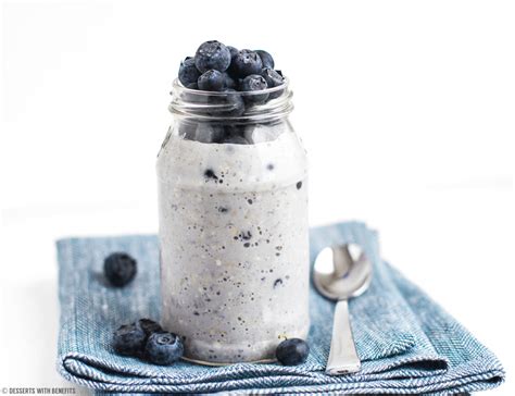 This superfood berry is packed full of nutrients and perfect for summer. Healthy Blueberry Muffin Overnight Dessert Oats