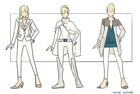 Emma Frost Fashion Redesign Project Photo