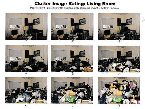 Clutter Image Rating Scale Your Life Simplified Llc