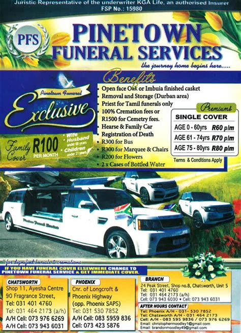 New Pinetown Funeral Services Affordable Funerals Nationwide