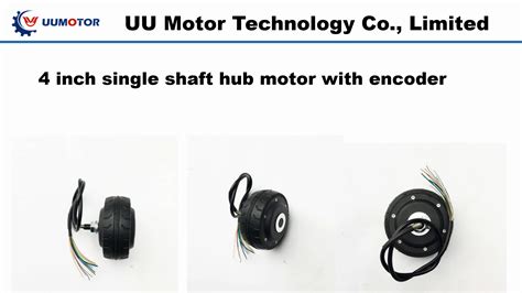 M 24v 48v 50w 150w 4inch Mono Shaft Brushless Dc Hub Motor With Encoder