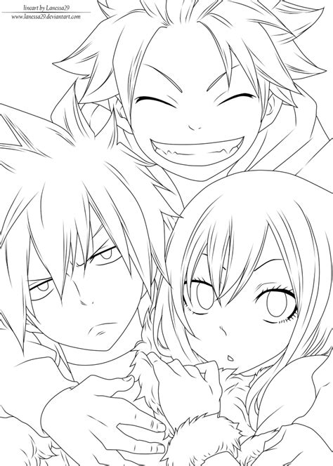 In this article, there are quite a few anime tutorials. Fairy Tail: Best Friends! lineart by Lanessa29 on ...