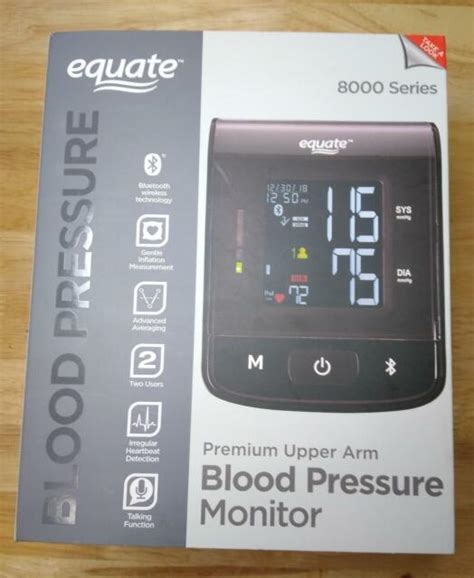 Equate Wmtbpa 240bt Blood Pressure Monitor 8000 Series For Sale Online