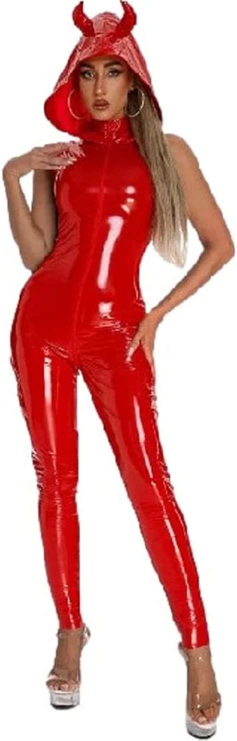 Top Totty Chiara Red Devil Saucy Role Play Erotic Dominatrix Halloween