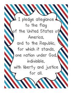 We say the pledge of allegiance every day! social studies - good citizens on Pinterest | Good Citizen ...