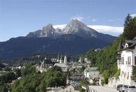 Berchtesgaden A Beautiful Resort Area In The German Bavarian Alps