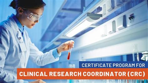 Certificate Program For Clinical Research Coordinator Crc Youtube