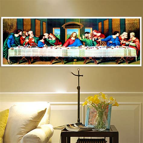 5D Square Diamond Painting The Last Supper Mosaic DIY Round Diamond