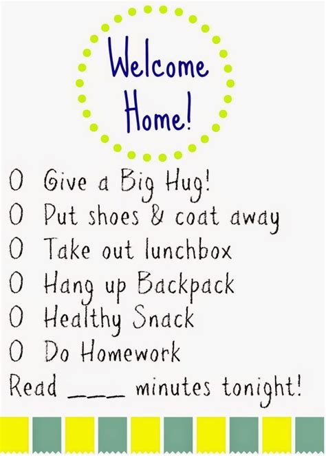 Kids Daily Checklists The Chirping Moms Daily Checklist School