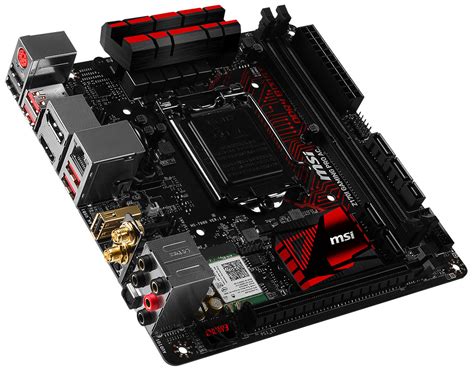 Msi Launches The Z170i Gaming Pro Ac Mini Itx Motherboard Techpowerup
