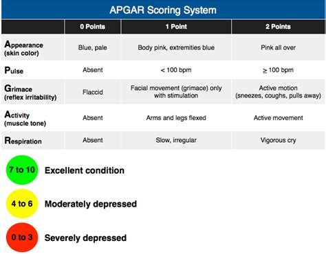 Apgar Scoring System Medical Mnemonics Scoring System Emergency