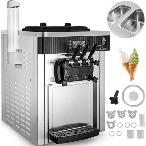 Commercial Countertop Frozen Soft Serve Ice Cream Maker Machine Mix Fl