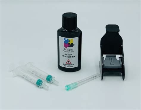 Hp65 And Hp 65xl Jigsaw Ink Cartridge Refill Kit Deskjet Black 250ml