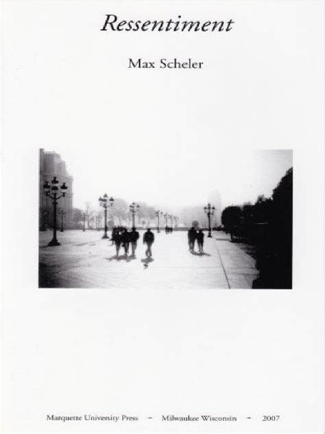 Ressentiment Max Scheler Reason Value Ethics
