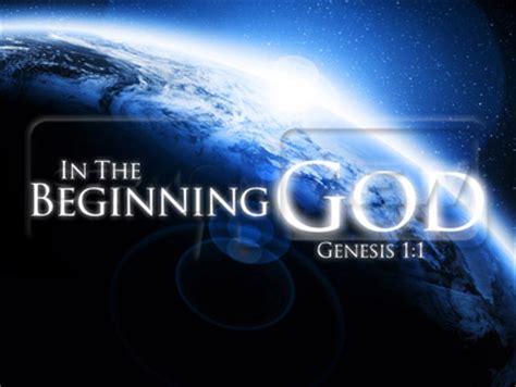 SermonView - In the Beginning God