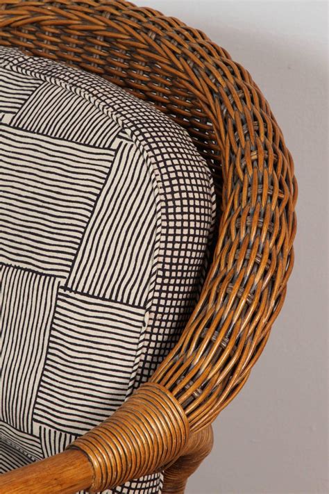 Consider rolling office chairs, wheeled office chairs, or office chairs with casters for functional convenience. Rattan Chairs Upholstered in Indian Block Print Cotton For ...
