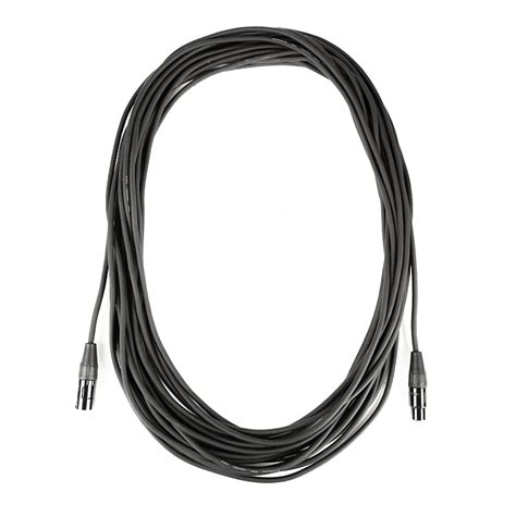 Lightmaxx Ultra Series 3 Pin Dmx Cable 20m Black Dmx Reverb