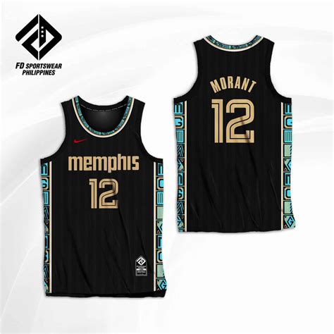 Memphis Grizzlies Ja Morant 2021 Soul City Edition Full Sublimated