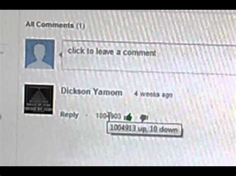 You'll quickly see a common theme: The Most Liked YouTube Comment Ever - YouTube