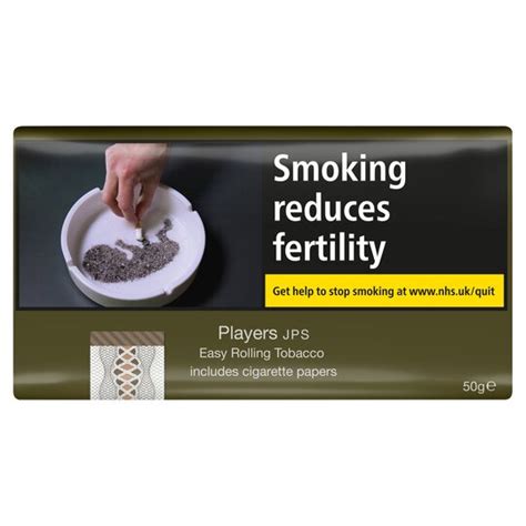Players Easy Rolling Tobacco Pouch 50g Tesco Groceries