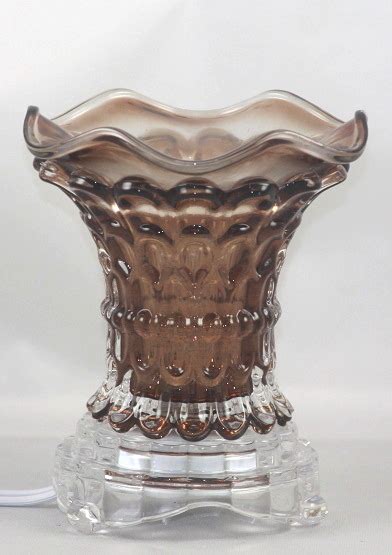 Usually in the form of a tea light. Crystal Glass Electric Fragrance Lamp - Brown - Golden ...