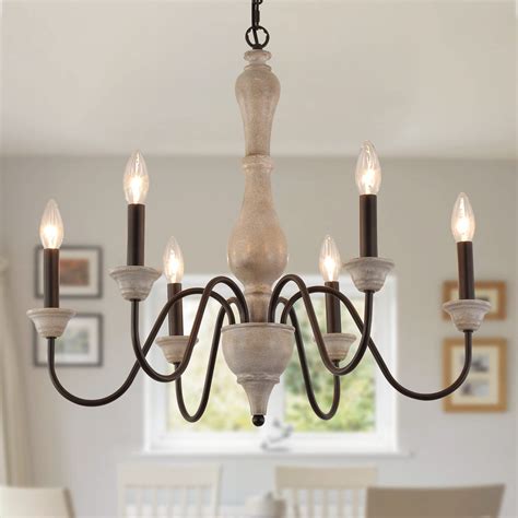 Buy MEIXISUE French Country Chandelier Farmhouse Vintage Antique