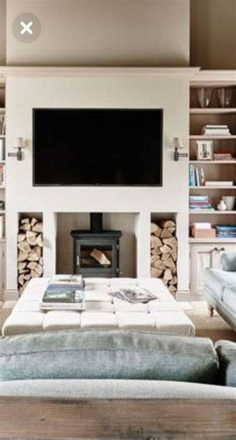 33 Stunning Modern Fireplace Design Ideas With Tv Above Epichomee In