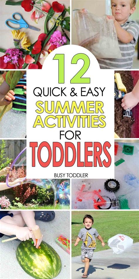 50 Summer Activities For Toddlers These Are The Best Busy Toddler