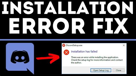 How To Fix Discordsetupexe Installation Has Failed Error On Windows 10