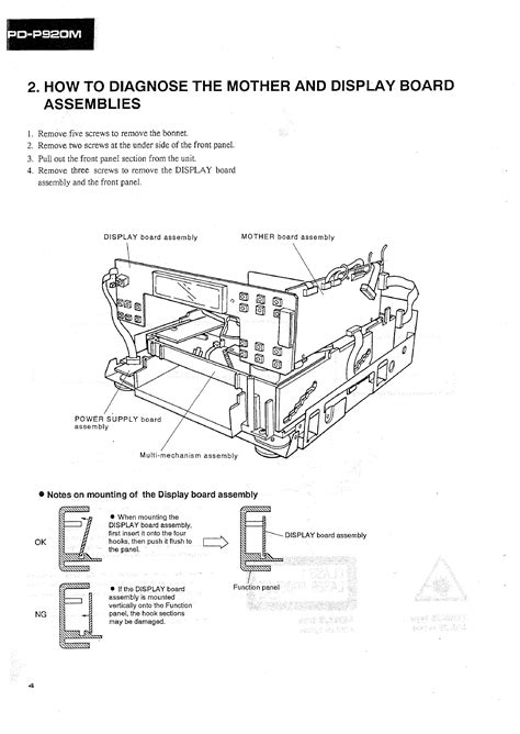 Find the service agent near you. PIONEER PD-P920M - Service Manual Immediate Download