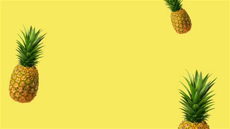 Yellow Pineapple Desktop Wallpapers Wallpaper Cave