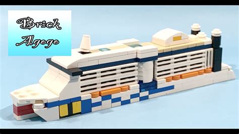 Lego Aida Perla Cruise Ship Lego Custom Moc Youtube