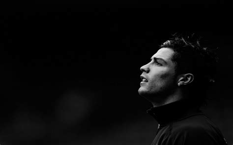 Cristiano Ronaldos Head Black And White Wallpaper Cristiano Ronaldo