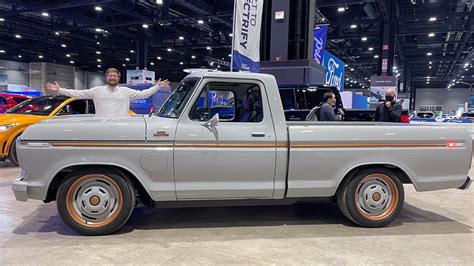 I Ride In Fords Electric F 100 Eluminator Pickup For The First Time