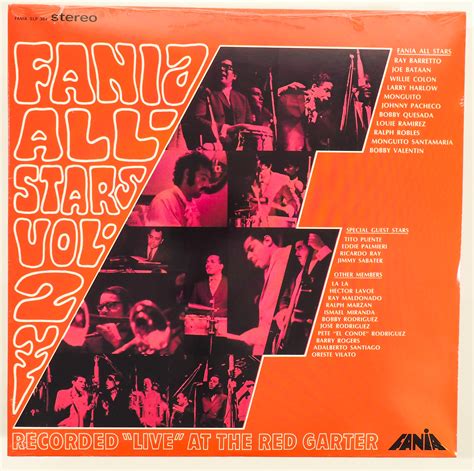 Fania All Stars Live At The Red Garter Vol 2 Get Hip Recordings