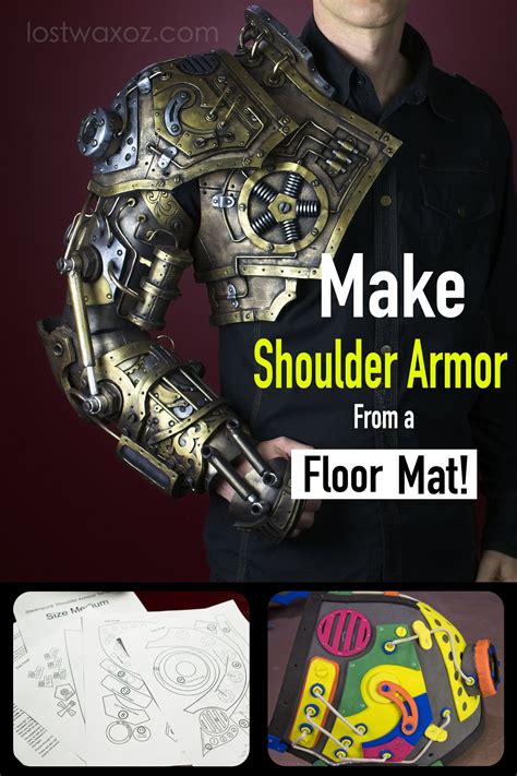 How To Make Steampunk Shoulder Armor Eva Foam Armor Templates For